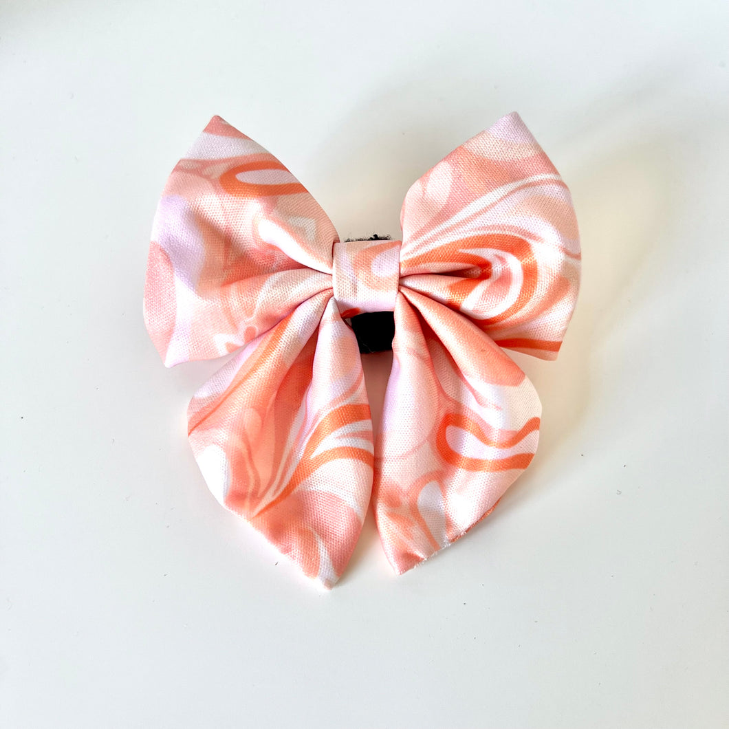 Cinnamon Swirl Sailor Bow