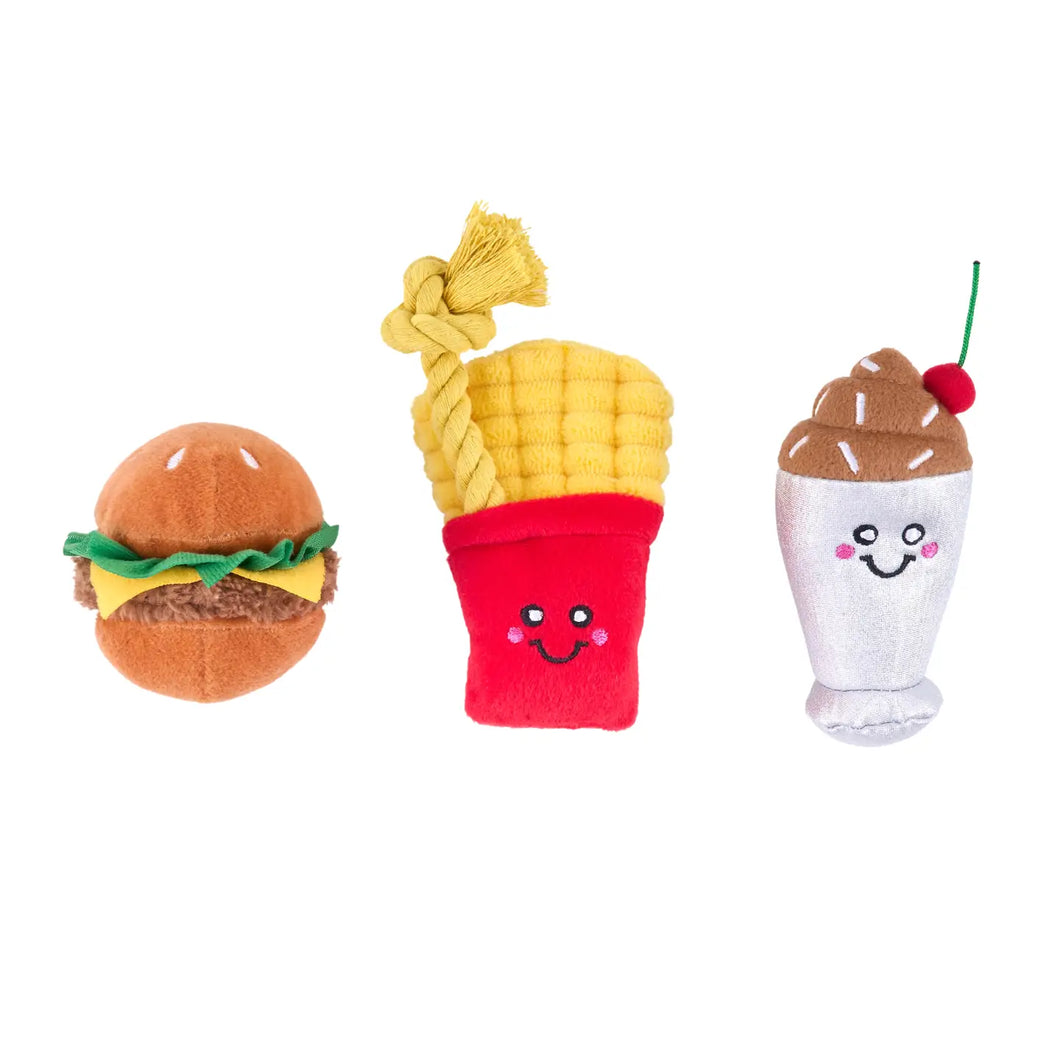 Fast food trio of toys
