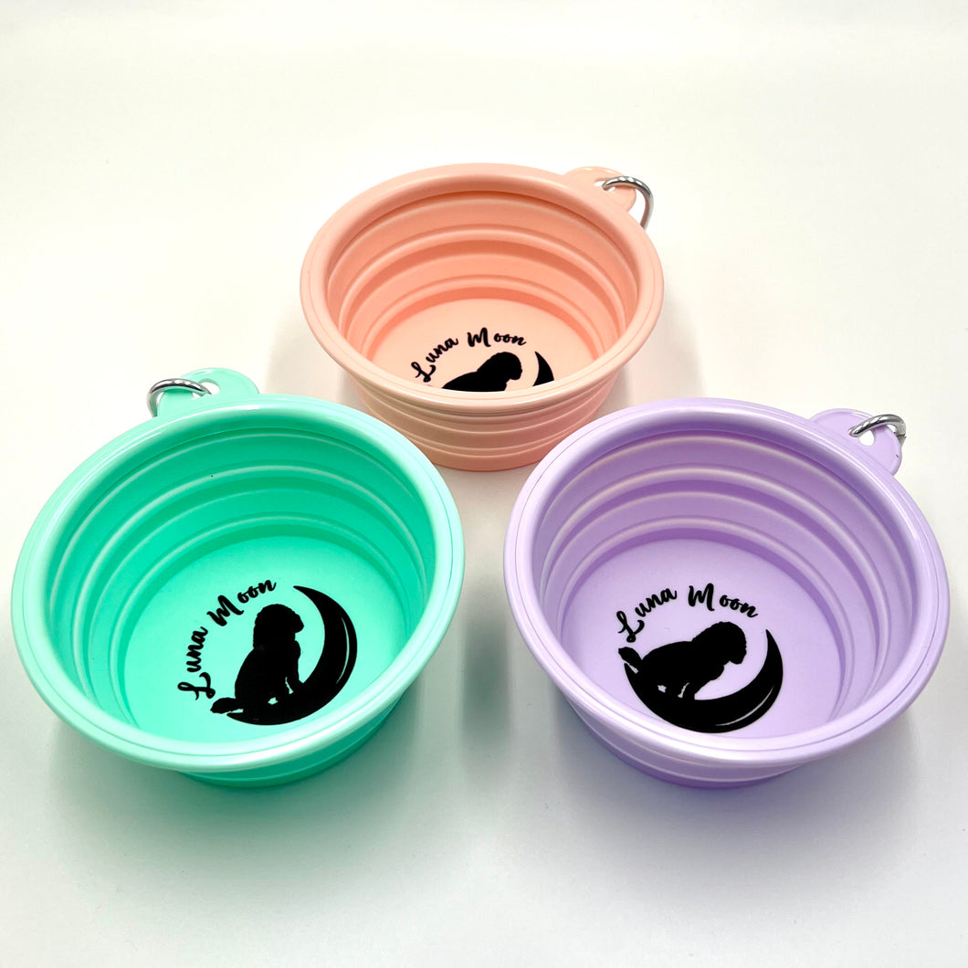 Collapsible dog bowls