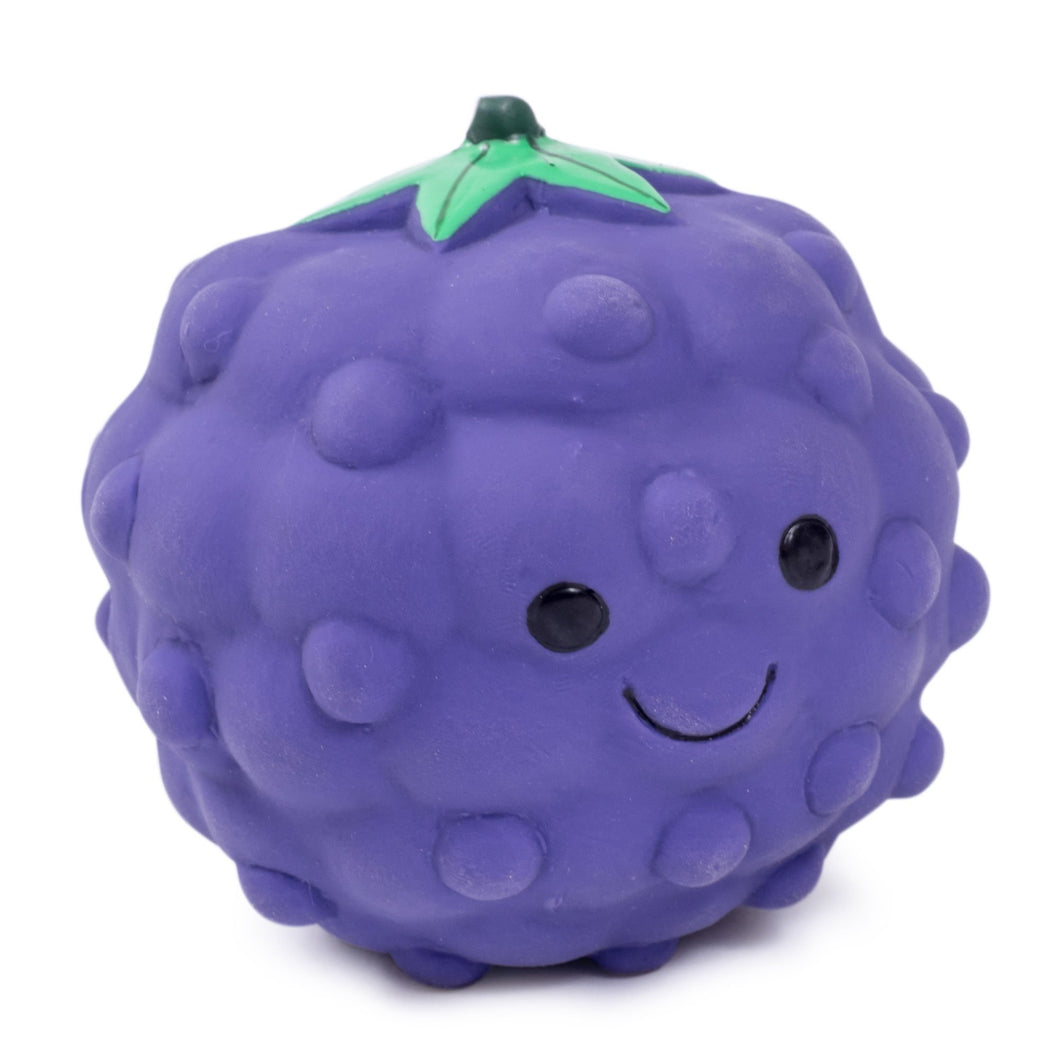 Squeaky Blackberry Latex Dog Toy