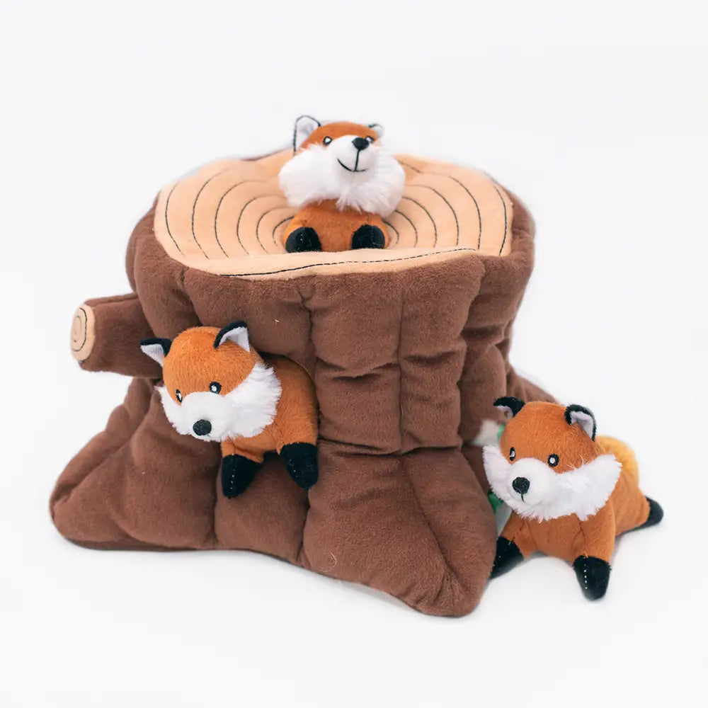 Squirrel burrow toy