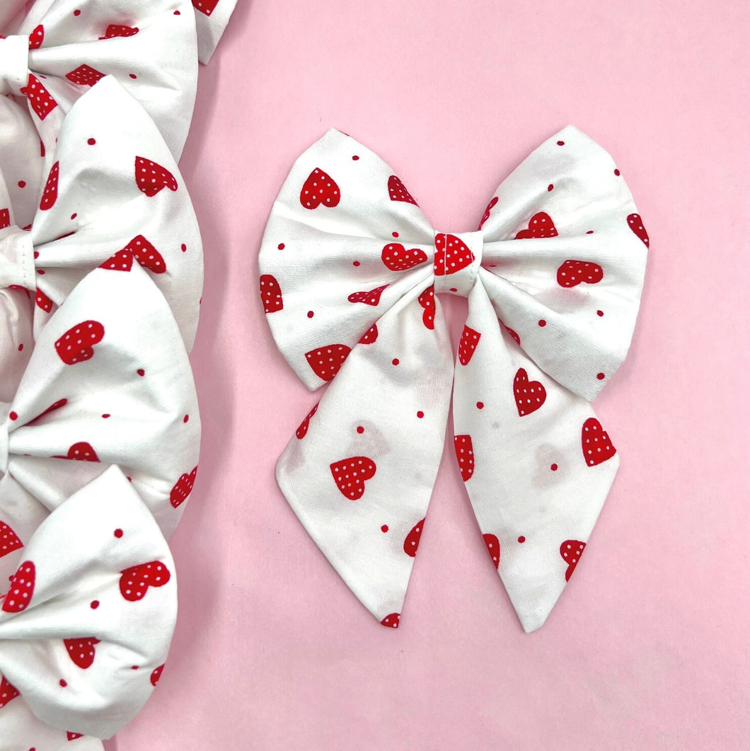 Puppy Love - Valentines Bow